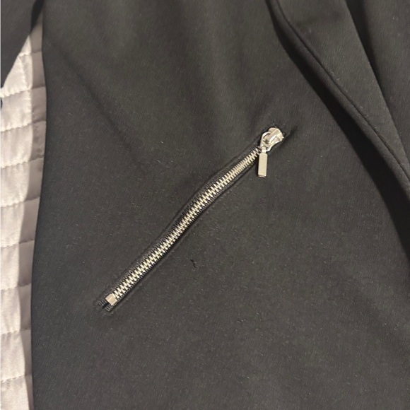 Maurices Black Blazer with Zipper Accents - Picture 2 of 3